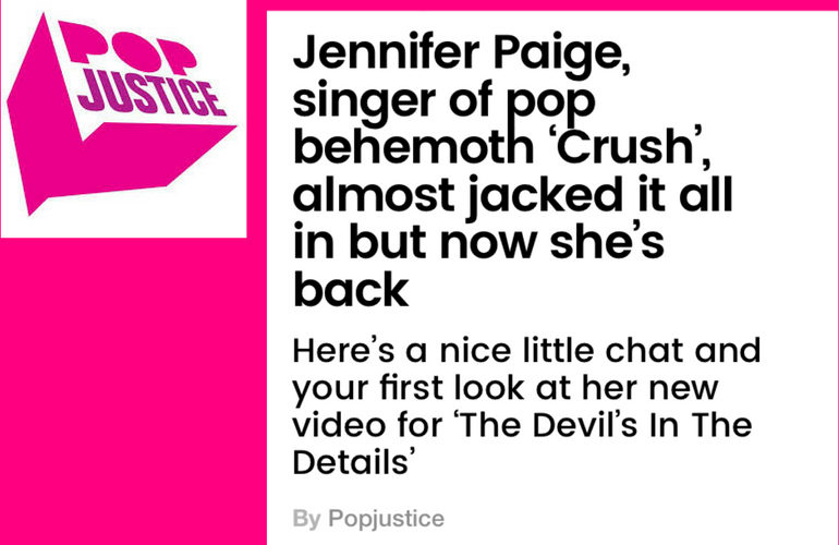 Popjustice Premieres 😈  MUSIC VIDEO!